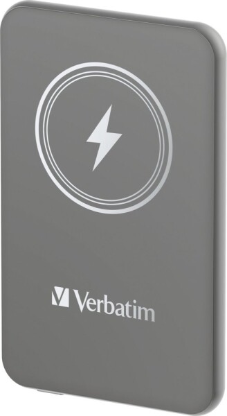 Verbatim Powerbank Verbatim Charge 'n' Go Magnetic Wireless 5000mAh USB-C PD 3.0 Grey