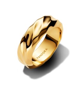 Pandora Výrazný pozlátený prsteň Shine Essence 163886C00 54 mm