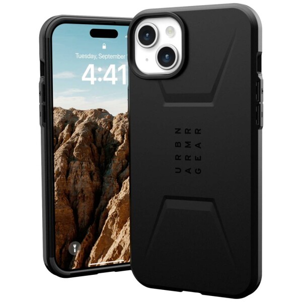 Púzdro UAG Civilian MagSafe iPhone 15 Plus čierne