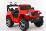 Mamido Mamido Elektrické autíčko SPEED 2.0 - 4x4 červené | 180W | EVA | LED | 2,4 Ghz | ECO koža | 12V7Ah