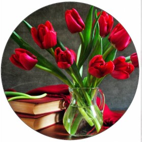 Jedlý papier kytice tulipánov 19,5 cm - Pictu Hap - Pictu Hap