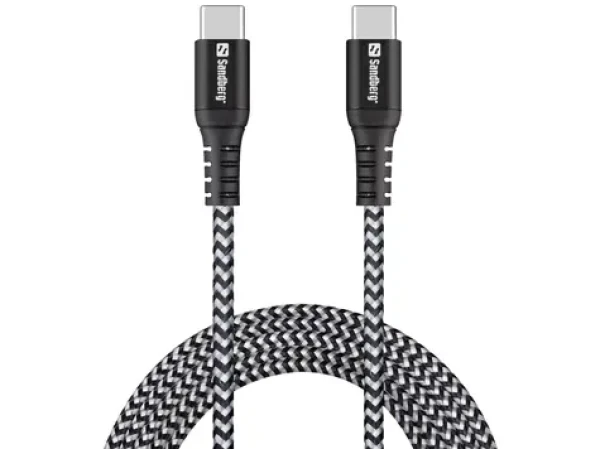 Sandberg Survivor USB-C Cable 2M 100W / nabíjací kábel USB-C na USB-C