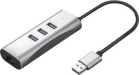 Value Konwerter USB 3.2 Gen 1 na Gigabit Ethernet + 3-portowy hub USB