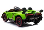 Mamido Elektrické autíčko Lamborghini Venny LCD MP4 4x4 zelené