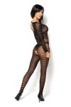 Bodystocking Ximena - BEAUTY NIGHT FASHION černá S/L