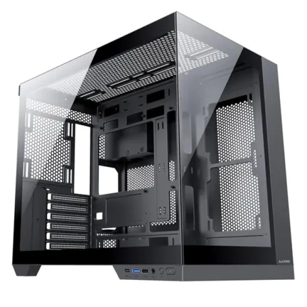 1stCool DREAMER čierna / PC skriňa / Mid Tower / USB 3.0 / USB-C (CT-DREAMER-AU-USB3-C)
