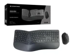 Conceptronic ERGO PT čierna / Bezdrôtová klávesnica a myš / Ergonomická / 2.4 GHz / PT layout (ORAZIO02PT)