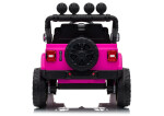 Mamido Elektrické autíčko Jeep Rubicon 24 V 2x200 W ružové
