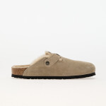 Tenisky Birkenstock Boston Shearling Suede Leather/Fur Taupe EUR 41