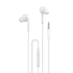 Dudao X3 drôtové slúchadlá do uší biela / s mikrofónom / 3.5 mm jack (204526)