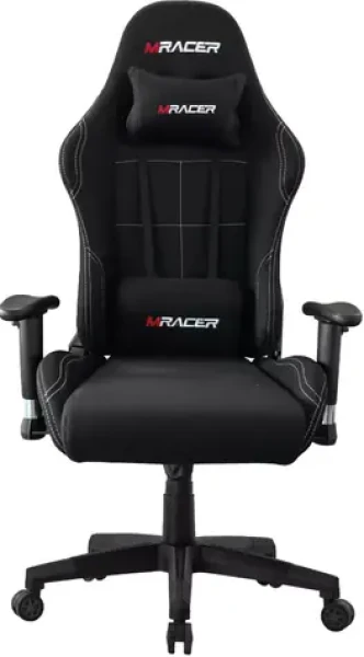 Mercury MRacer herná stolička čierna látková / 127-136cm / látka / 120 kg (1049081)