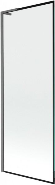 MEXEN/S - Next L vaňová zástena FIX 70 x 150, čierna vzor, grafit kartáčovaná 895-070-000-03-70-66