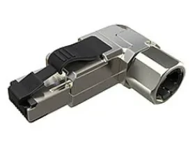 Solarix CAT6 STP konektor MPTL 90 ° RJ45 sivá / samorezný (11910011)