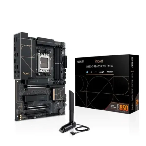 Asus ProArt B850-CREATOR WIFI NEO / B850 / 4X DDR5 / 1x 5GbLAN / Wi-Fi 7 / ATX (90MB1P60-M0EAY0)
