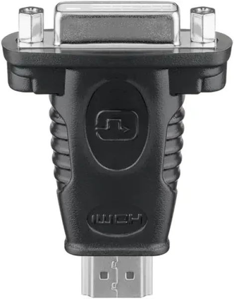 Goobay 68098 čierna / Redukcia / DVI-D(M) - HDMI(F) / video (68098)