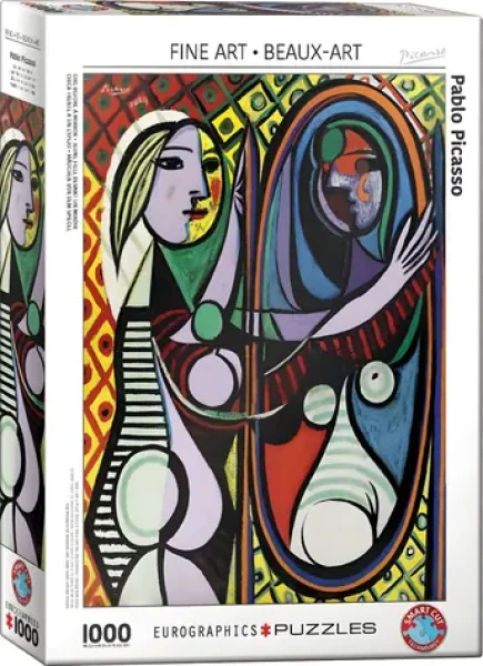 EUROGRAPHICS Puzzle Dievča pred zrkadlom