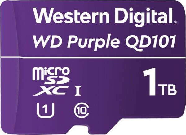 WD MicroSDXC karta 1TB Purple Class 10 R:100W:60 MBs WDD100T1P0C