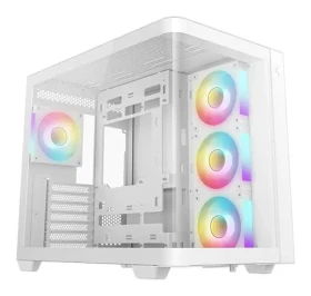 DEEPCOOL CG530U 4F biela / PC skriňa / midi-tower / ATX / 4× ARGB ventilátor / tvrdené sklo (R-CG530U-WHAGA4-G)