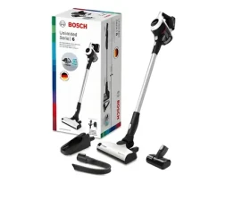 BOSCH Serie 6 BKS611MTB biela / Aku tyčový vysávač / 18V / 30 min prevádzka (BKS611MTB)