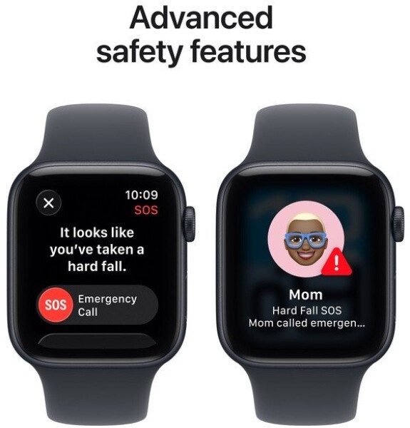 Apple Watch SE 3 44mm Midnight /Midnight Sport Band - M/L