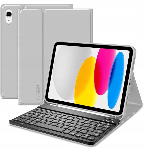 4kom.pl TECH-PROTECT SC PEN + KEYBOARD IPAD 10.9” 10 / 2022 / 11” 11 / 2025 GREY