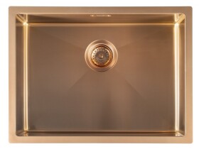 SAPHO - ZENITH nerezový drez 60x45cm, meď mat ZN6045PG