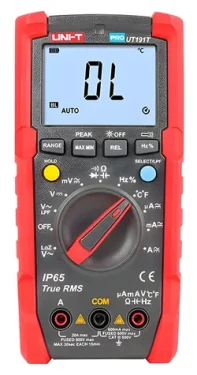 UNI-T UT191T / Profesionálny multimeter / True RMS / IP65 / 600V / 20A (UT191T)