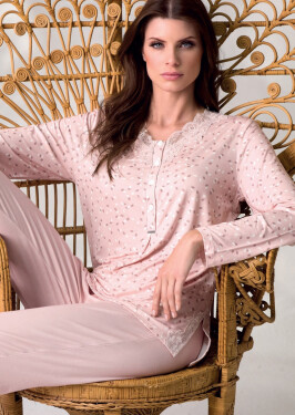 Dámske pyžamo Lormar 652669 XL Starorůžová1