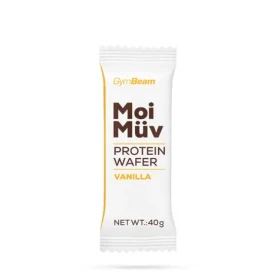 MoiMüv Protein Wafer - GymBeam (vanilka, 40 g) (69694-1-40g-vanilla)