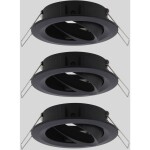 Paulmann 92487 EBL Choose vstavané bodové svietidlo sada 3 ks 10 W čierna (matná); 92487