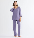 TIMELESS SENSUALITY - čipkovaný pyžamový set, mäkký modal Triumph LILAC 40