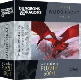 Trefl Wood Craft Origin - Puzzle - DungeonsDragons: Staroveký červený drak