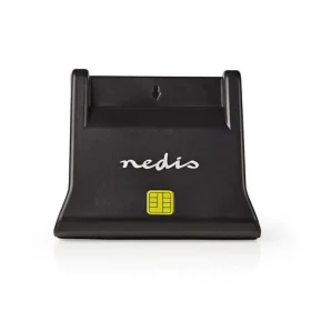 Nedis CRDRU2SM3BK - Čítačka čipových kariet SMART Card (ID / eObčanka) Čierna / USB 2.0 (CRDRU2SM3BK)