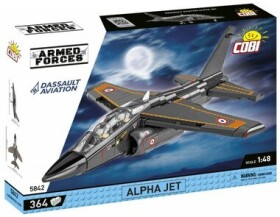 Cobi 5842 Francúzske ľahké bojové lietadlo Dassault Alpha JET