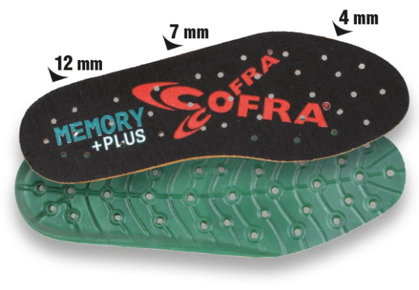 Stielka Cofra Memory Plus Veľkosť topánky: 37, pracovné vložky