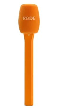 Rode Interview Micro oranžová / Ručný adaptér / pre vysielače Wireless GO, GO II, ME, PRO / 266mm, 80g (INTERVIEWMICROORA)