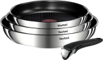 TEFAL Ingenio Emotion Titanová / Sada panvíc / 3 ks / 24, 28 a 22 cm / hliník / vhodné aj pre indukciu (L897S474)