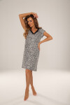 Košeľa De Lafense 853 Kendall w/r 3XL-4XL ecru-panther 4XL