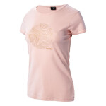 Dámske tričko Akuja Salmon s potlačou - Hi-Tec L lososová