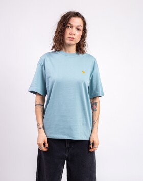Carhartt WIP W' S/S Chase T-Shirt Tourmaline/Gold L