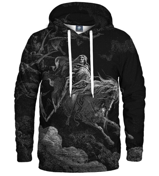 Aloha From Deer Dore Series Pale Horse Hoodie HK AFD495 Grey