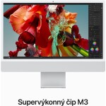 Apple iMac 24" M3 (2023) 8GPU/8GB/256GB strieborný