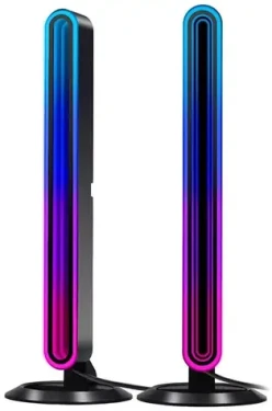 BlitzWolf BW-AL1 LED RGB čierna / 2x stolná lampa / LED / USB (BW-AL1)