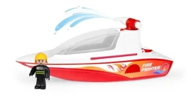 Lena Loď hasiči s pumpou červeno-biela