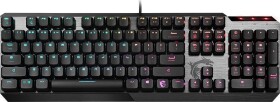 MSI MSI Vigor GK50 Low Profile Gaming Keyboard QWERTZ Kalih Choc Low Profile white switches black