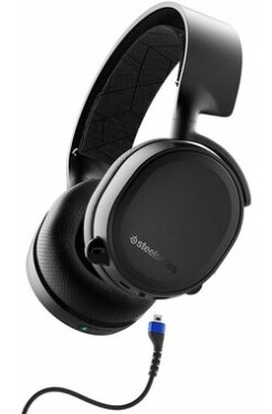 SteelSeries Arctis 3 Bluetooth čierna / Herné bezdrôtové slúchadlá / 32 Ohm / USB-A amp; USB-C / mikrofón (61485)