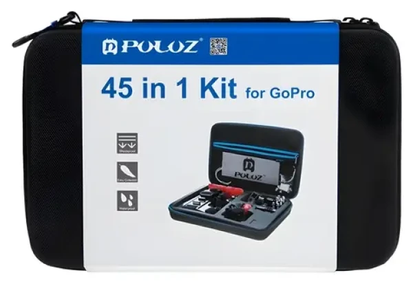 Puluz PKT10 / Sada príslušenstva pre akčné kamery / 45 v 1 / pre GoPro, Insta360, DJI (PKT10)
