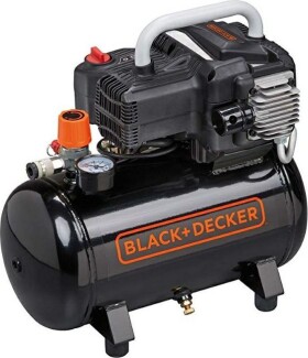 Blackamp;Decker NUNKBN304BND309 / Bezolejový kompresor / 1100W / 12L / Tlak 10 bar / 185 L za minútu (NUNKBN304BND309)