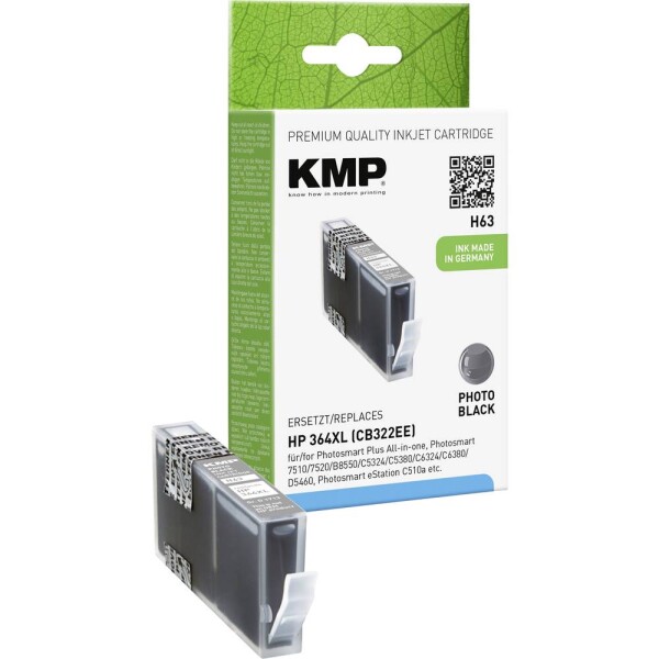 KMP KMP H63 ink cartridge photo sw comp. w. HP CB 322 EE No. 364 XL - 1713,0040