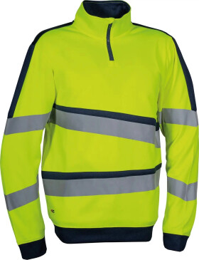 Reflexná pracovná mikina Cofra LIXUS Farba: Reflexná žltá, Veľkosť: 3XL (V659-0-03_Z_7)
